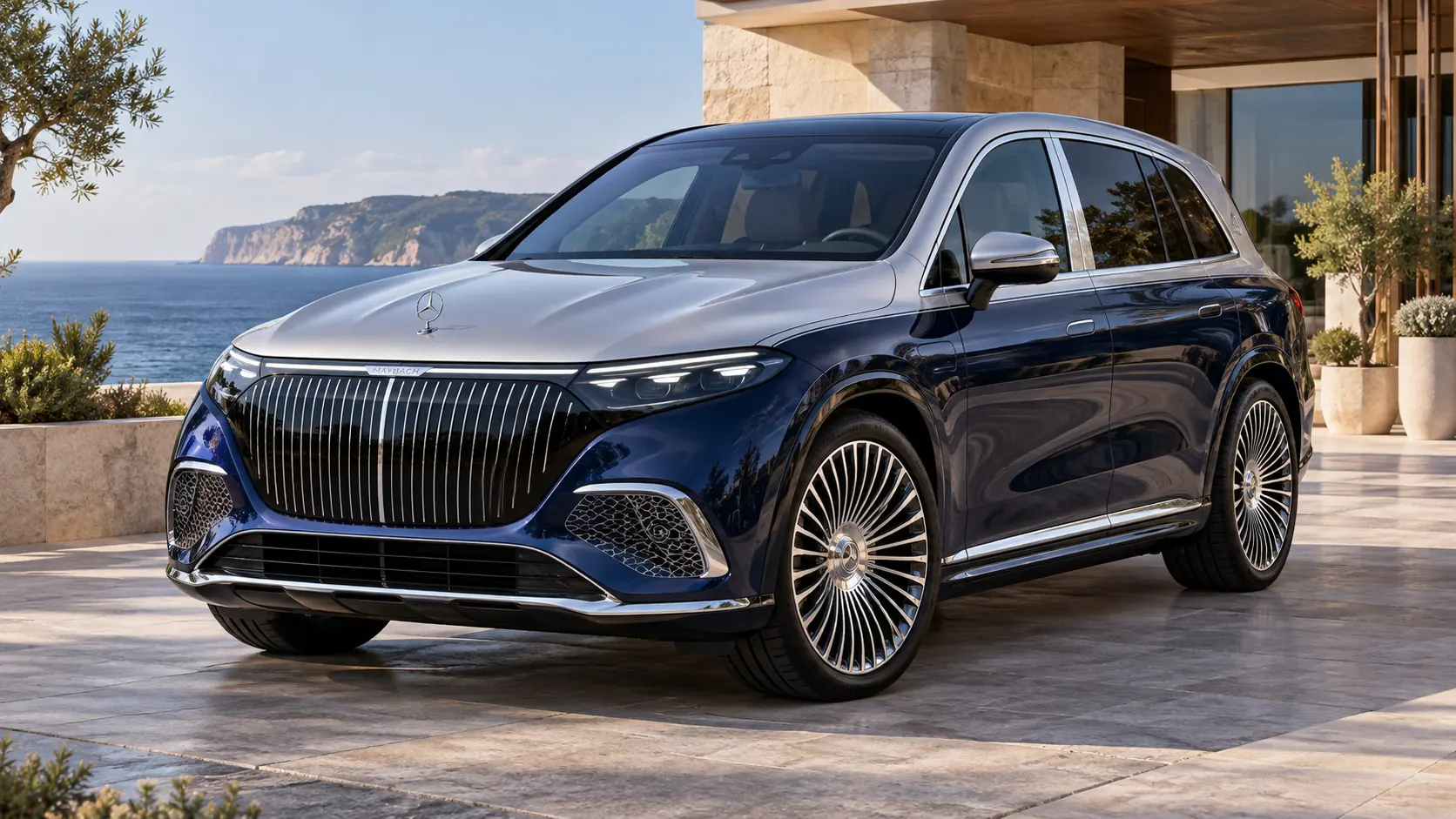 Miniatura generata dall'intelligenza artificiale di Mercedes-Maybach EQS 680 SUV, utilizzando l'illustrazione presente nel profilo dell'articolo.
