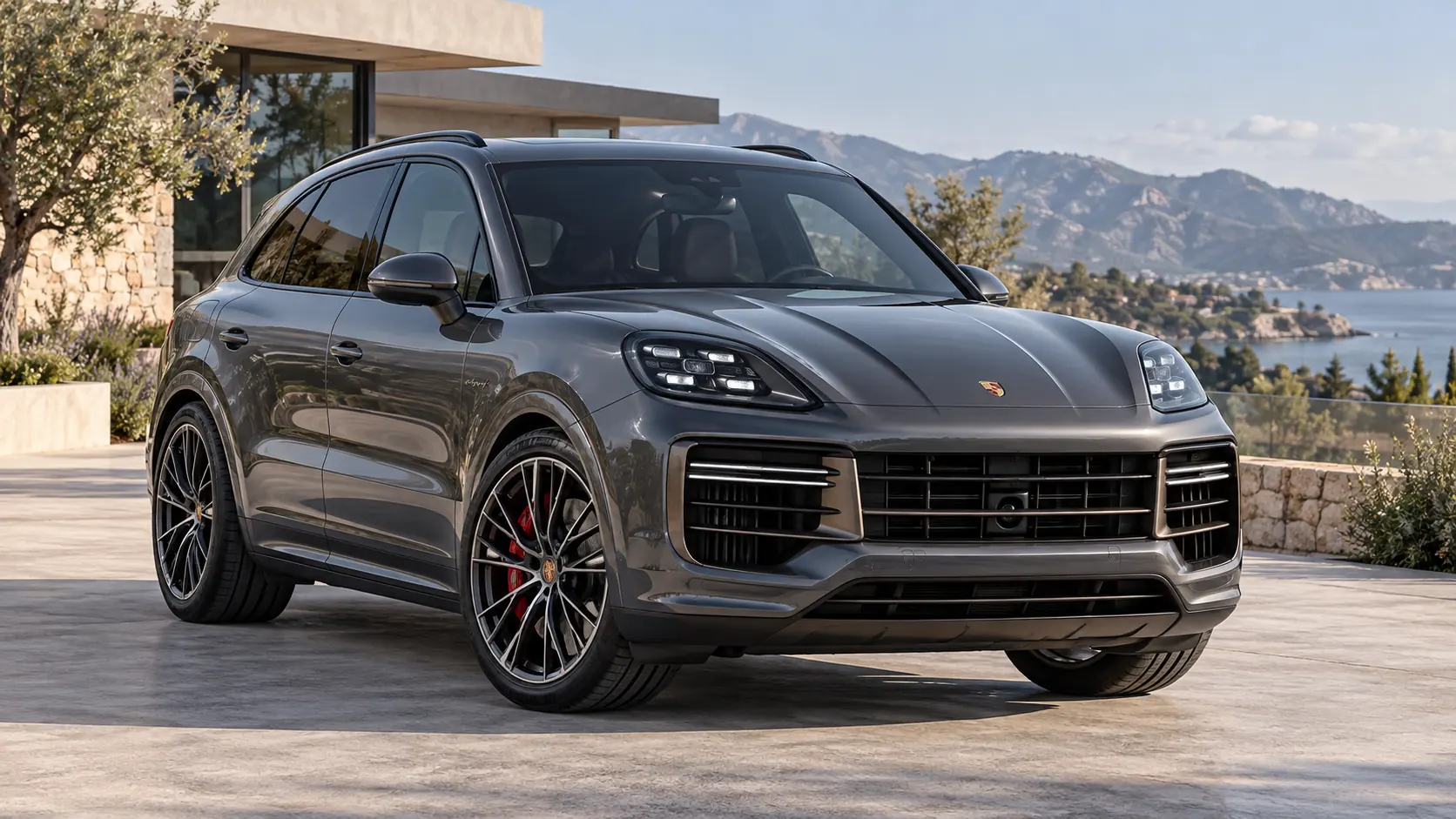 Miniatura generata dall'intelligenza artificiale di Porsche Cayenne Turbo E-Hybrid, utilizzando l'illustrazione presente nel profilo dell'articolo.