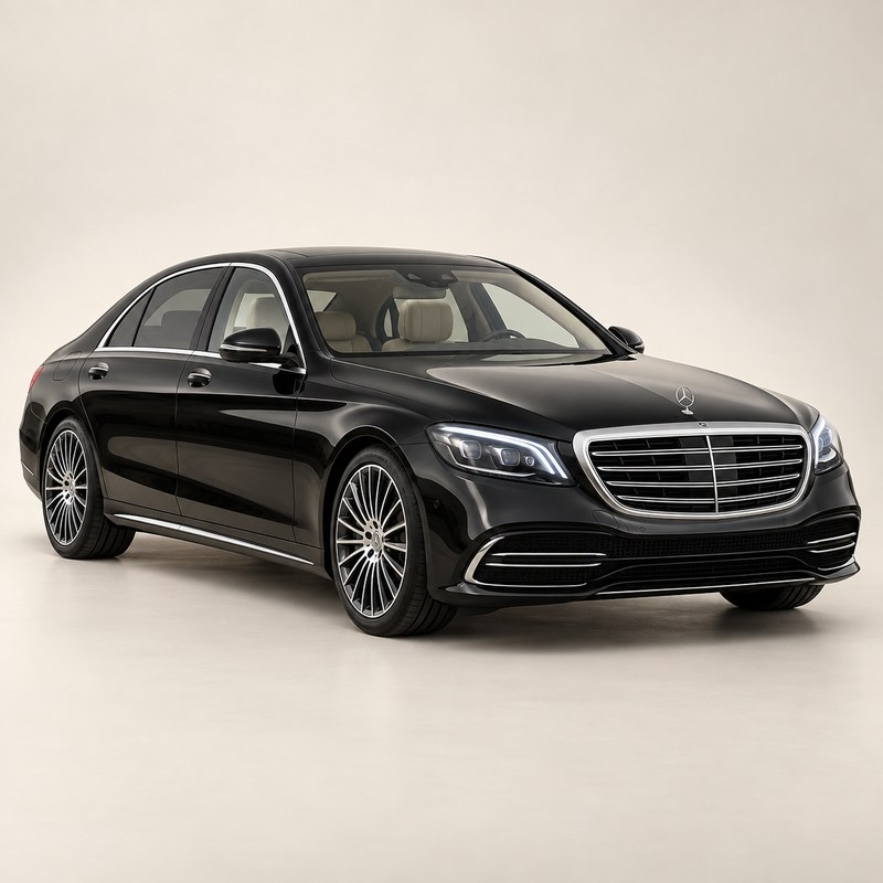 Mercedes-Benz — S-Class Saloon — Illustrazione generata con IA