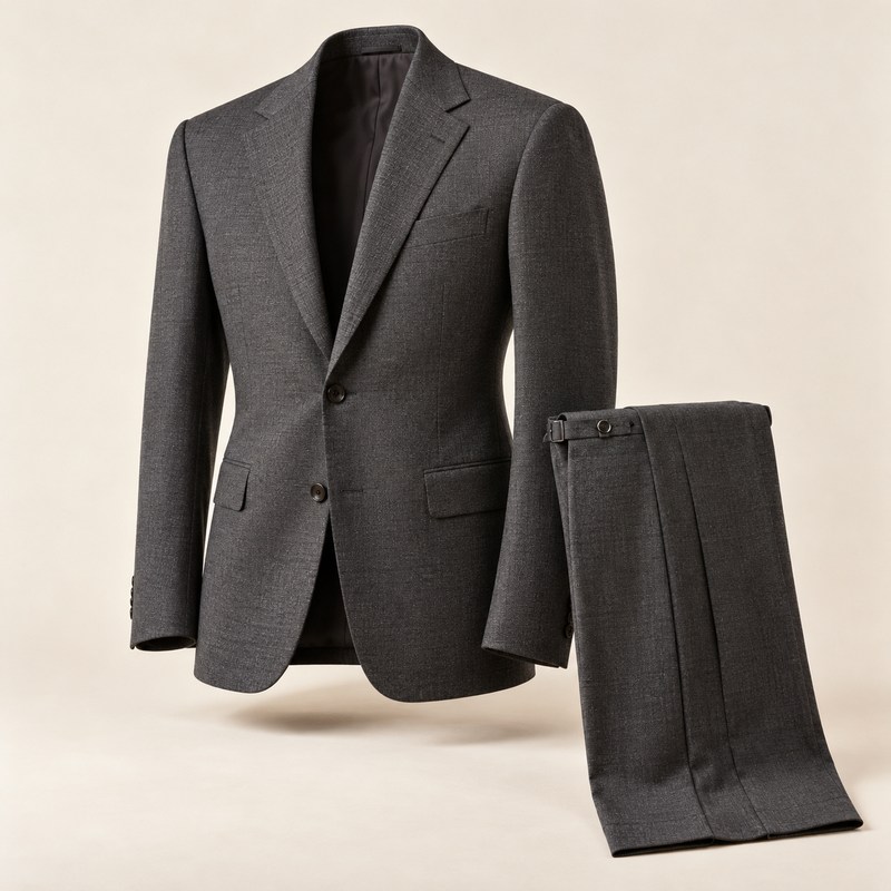 Ralph Lauren Purple Label — Kent Hand-Tailored Nailhead Suit — AI-generated illustration