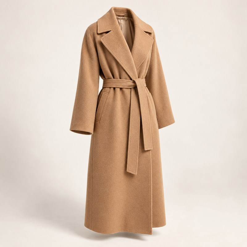 Max Mara — Manuela Icon Coat — AI-generated illustration