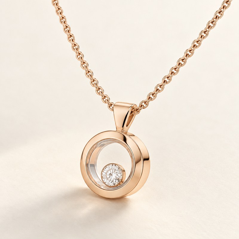 Chopard — Happy Diamonds Icons pendant — AI 生成的插图