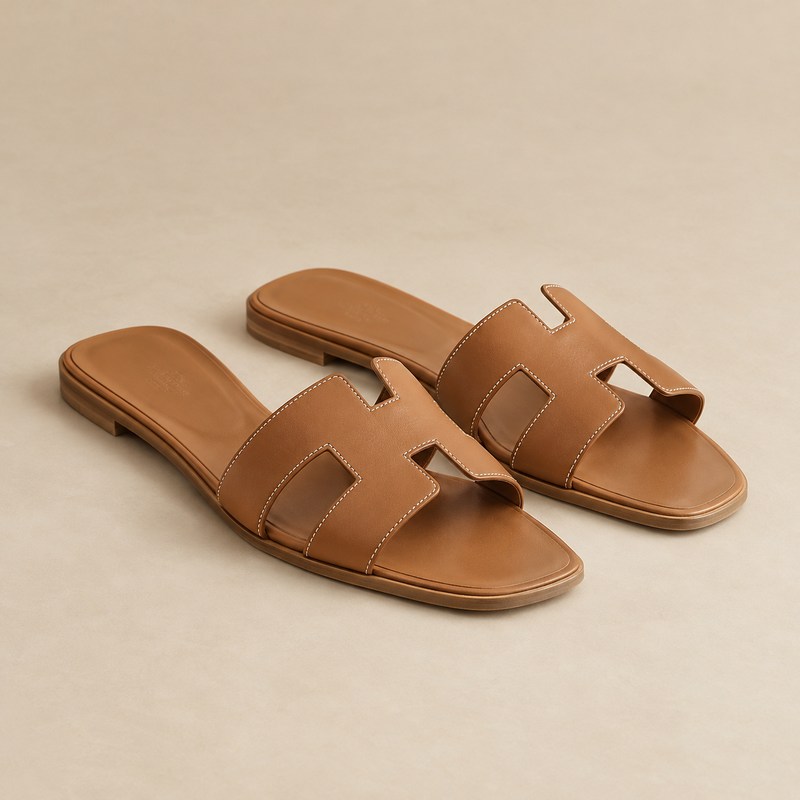 Hermès — Oran sandal — Illustration générée par IA