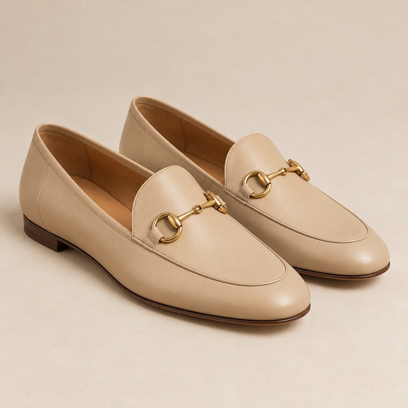 Gucci — Women's Gucci Jordaan loafer — Illustration générée par IA