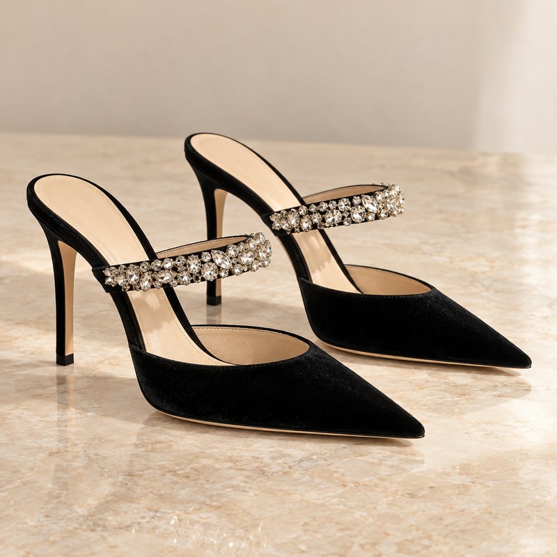 Jimmy Choo — Bing 100 — Illustration générée par IA
