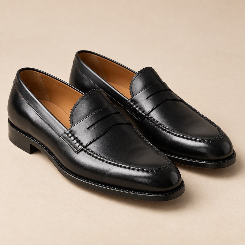 Church's — Pembrey Calf Leather Loafer — رسم توضيحي مولد بالذكاء الاصطناعي